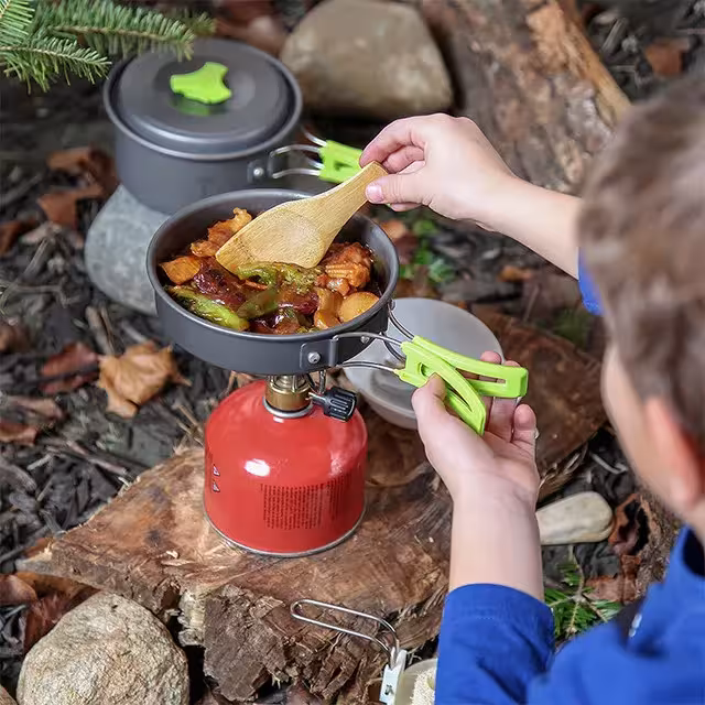 kit de cocina para camping
