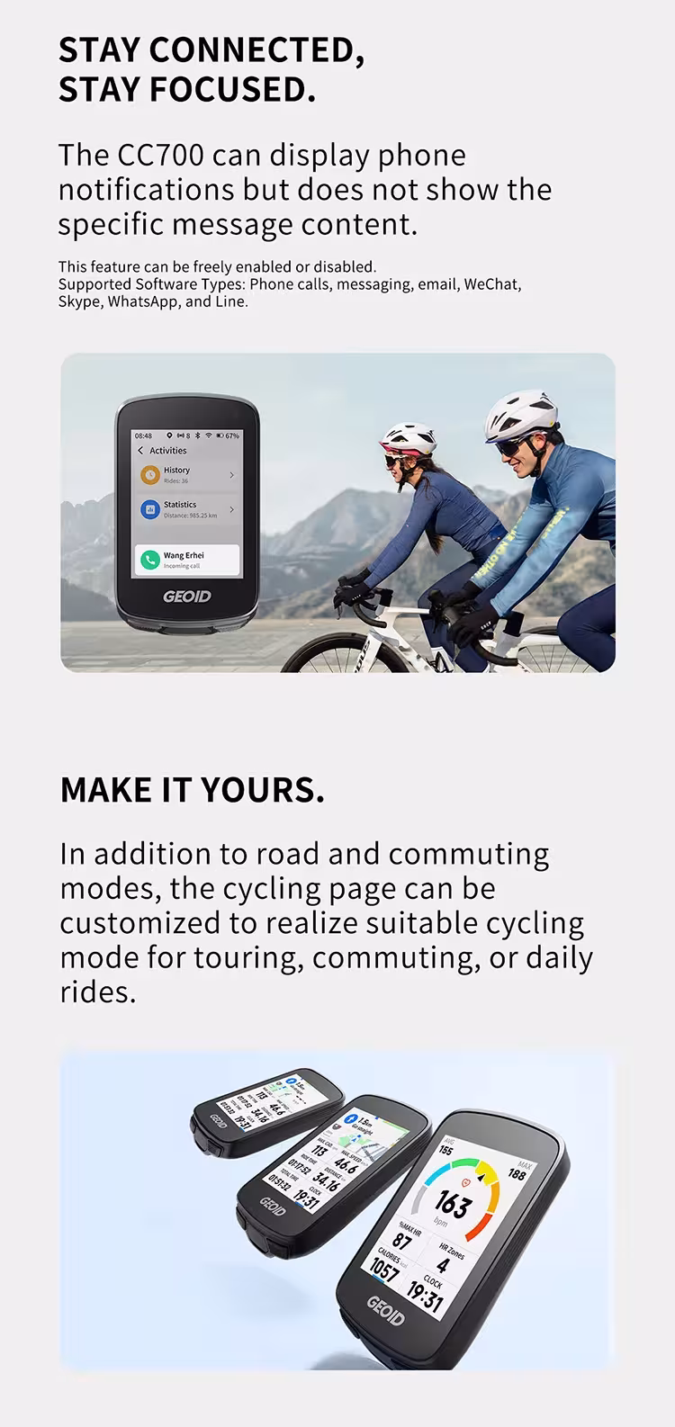 computer per bicicletta GPS