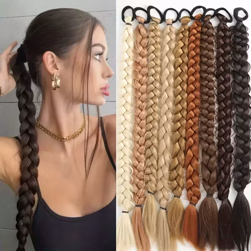 Barrette pour cheveux tressés