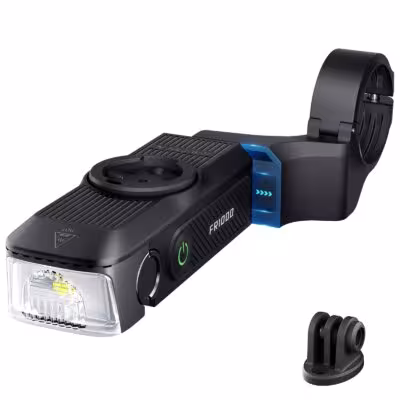 RAVEMEN FR1000 dviračio žibintas su GPS laikikliu, USB-C, 1000 lm, 3000mAh