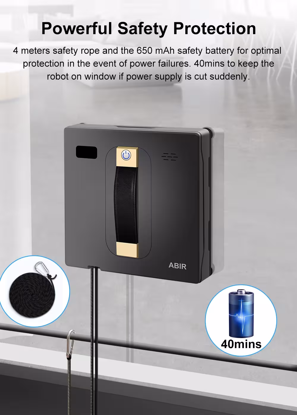 langų valymo robotas