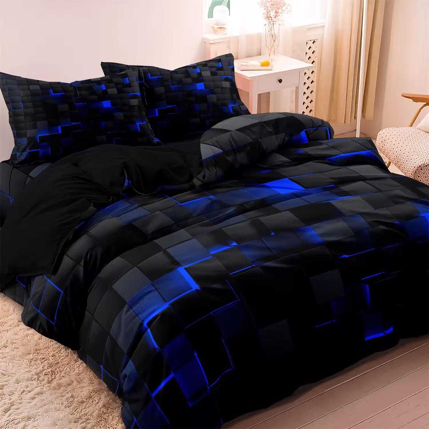 Bedding set with pattern