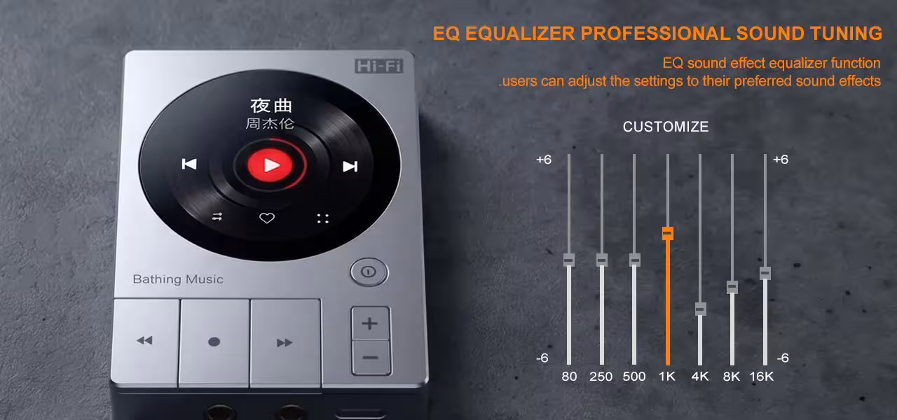 Lecteur MP3 HiFi avec DAC ES9018