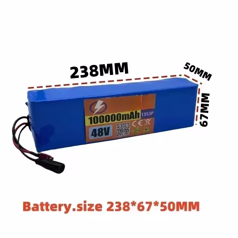 Ličio jonų baterija 48V 25Ah elektriniam paspirtukui su BMS ir įkrovikliu