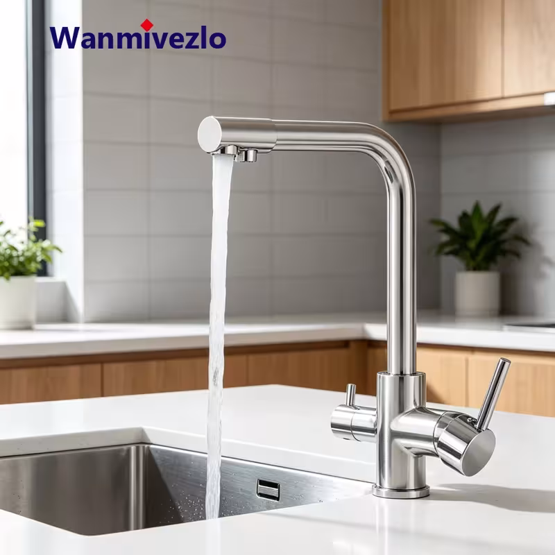 virtuvinis maišytuvas su vandens filtru