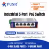 100 Mbps - 4 PoE - 1 uplink