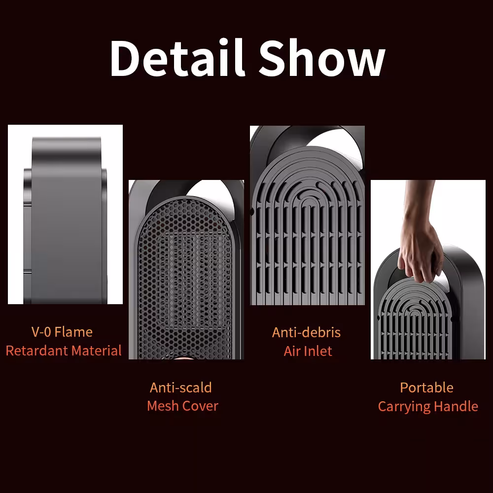 Portable electric heater