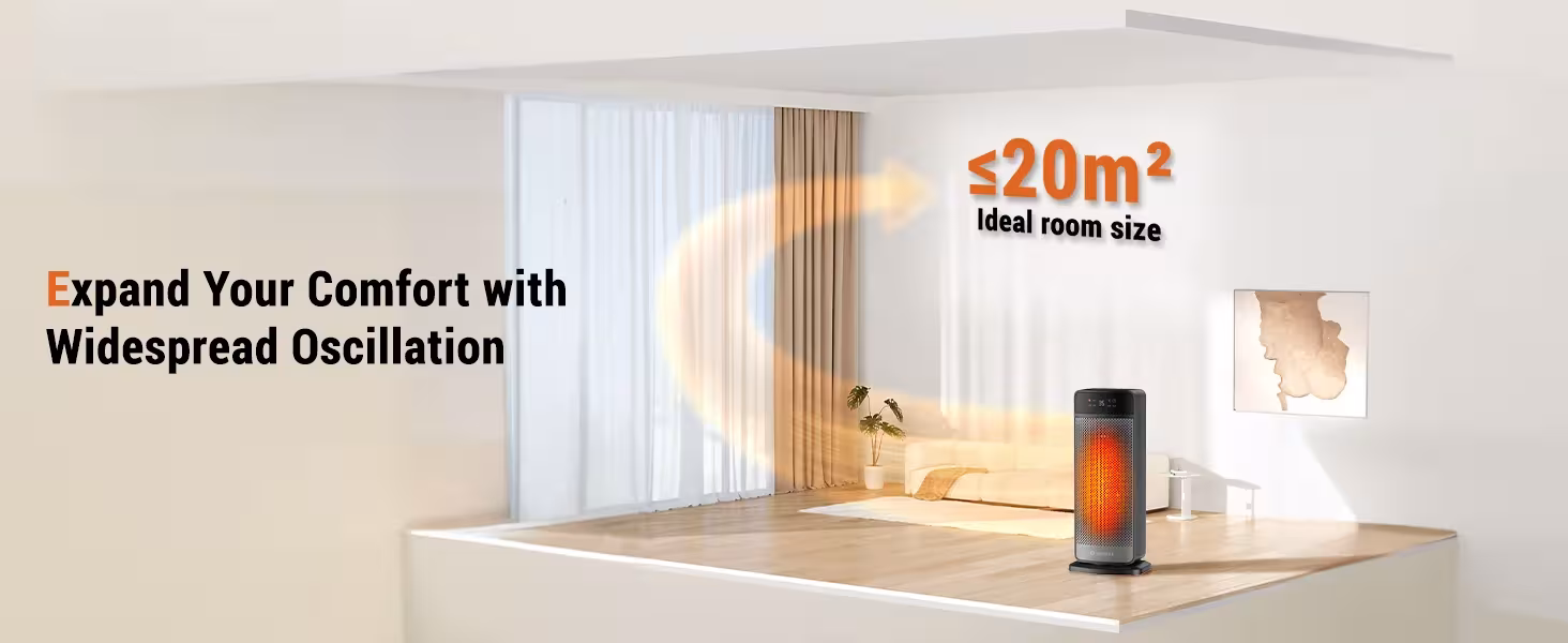 riscaldatore elettrico 2000W PTC