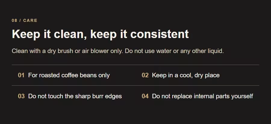 manual coffee grinder