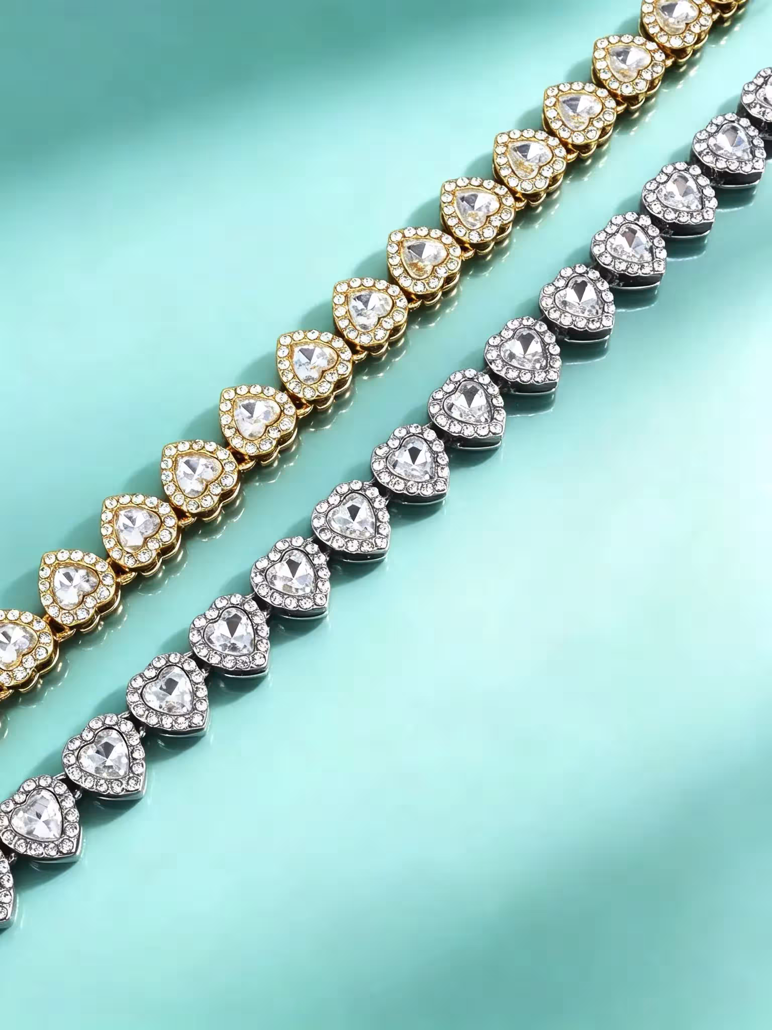 pulsera de moissanita para mujer