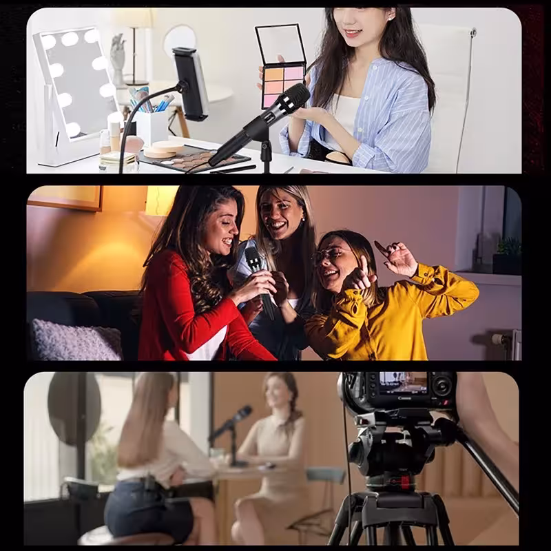 microfono portatile con scheda audio