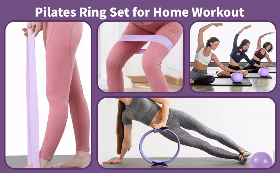Pilates žiedo rinkinys