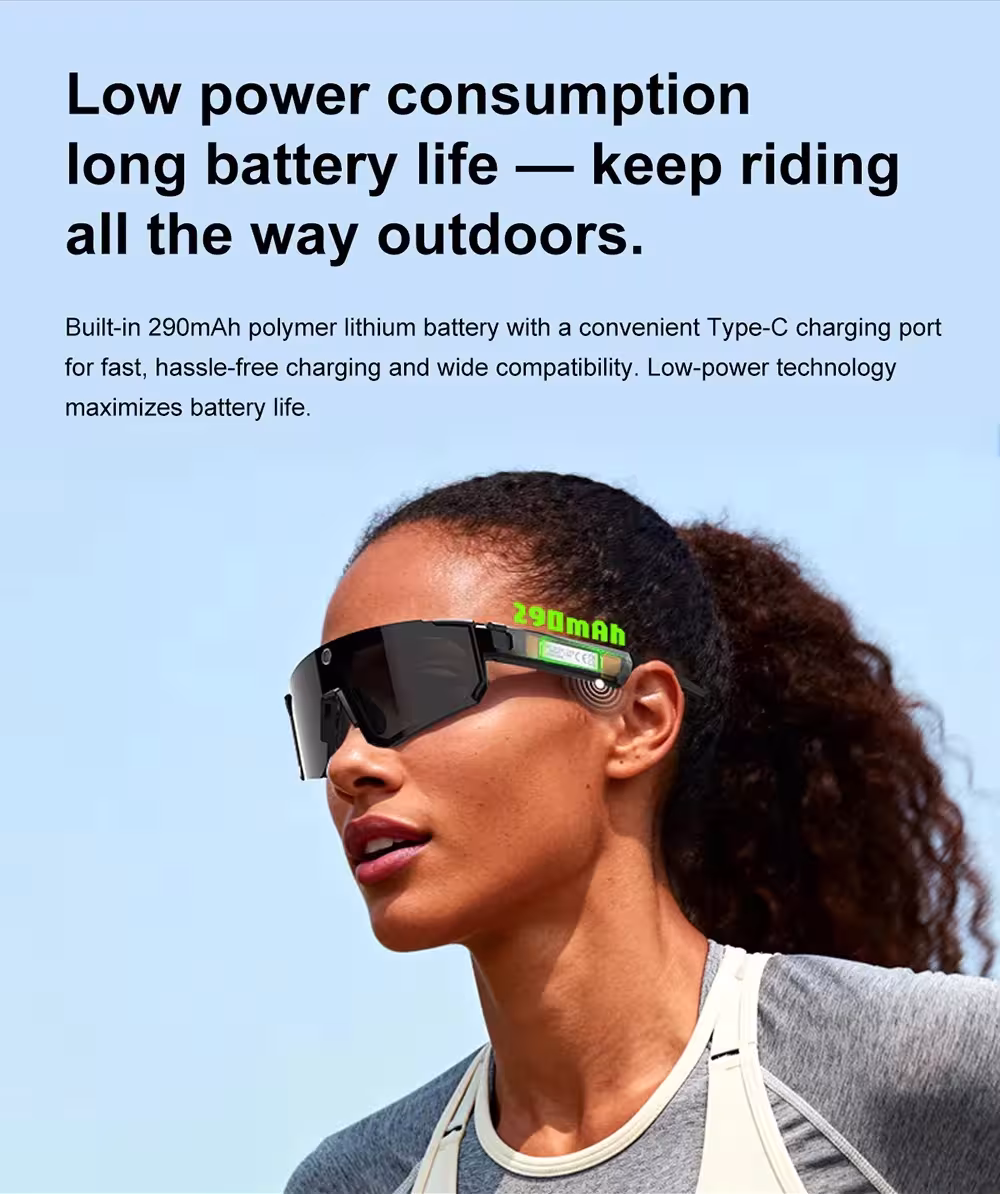 Smart glasses with a camera