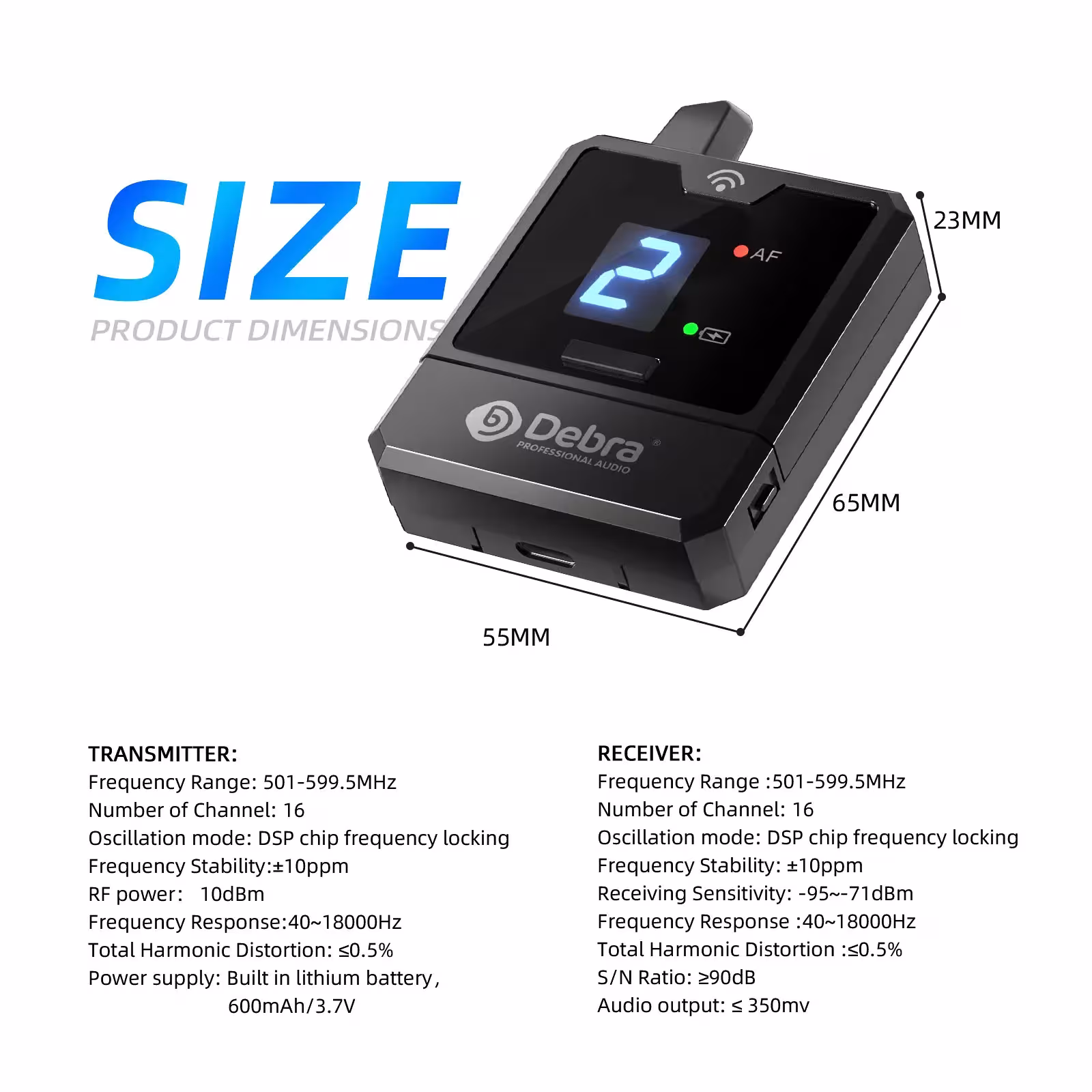 Système d'écoute monitoring UHF
