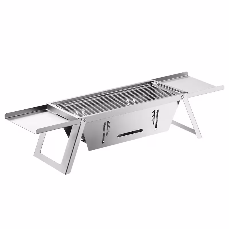 parrilla plegable para carbón