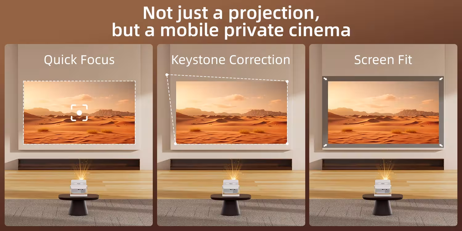 Mini projecteur portable AOC HA109-PRO