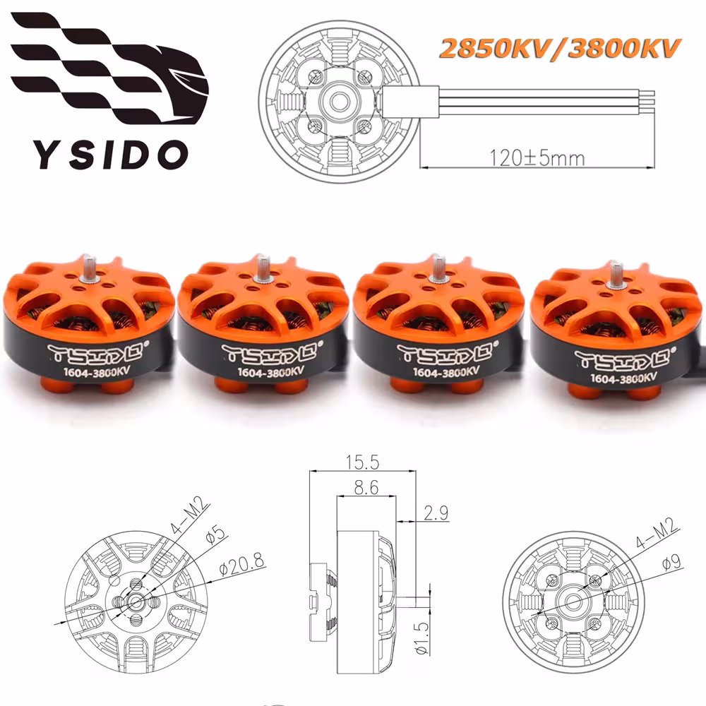 Kit de moteurs sans balais pour modèles RC
