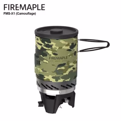 Fire Maple Star X1 Cooking System Camouflage Camping Gas Stoves Outdoor Hiking With Heat Exchanger Pot Bowl Portable Burners 1