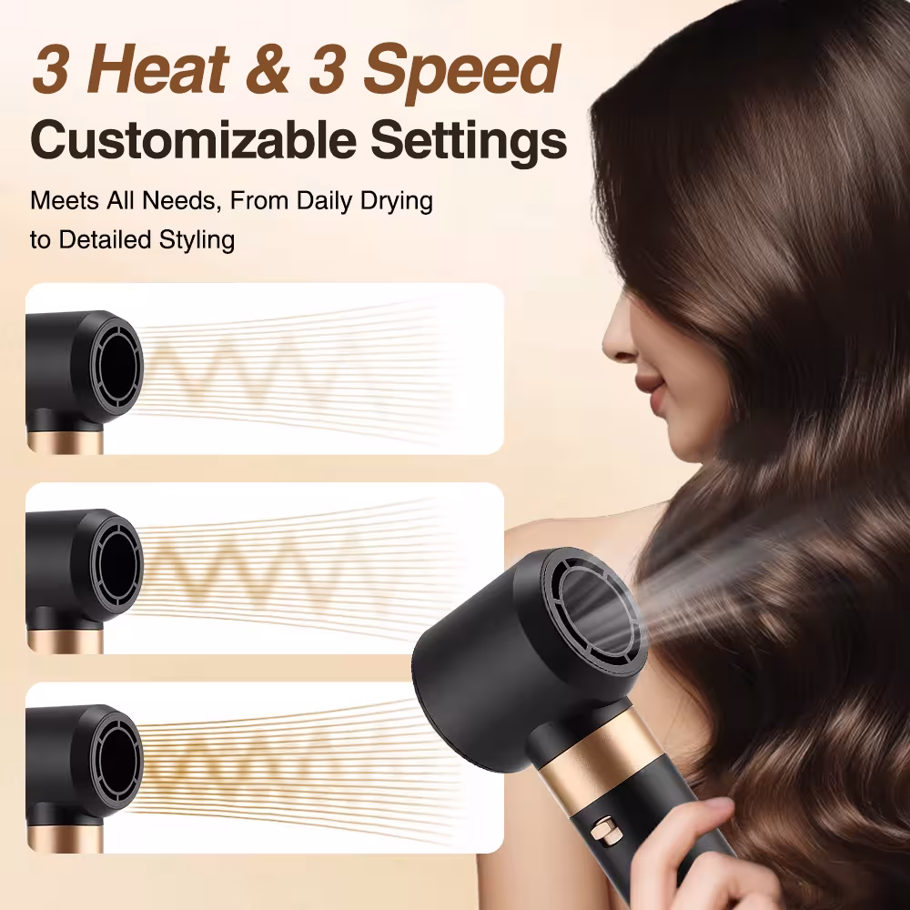 Cepillo de aire caliente para el cabello