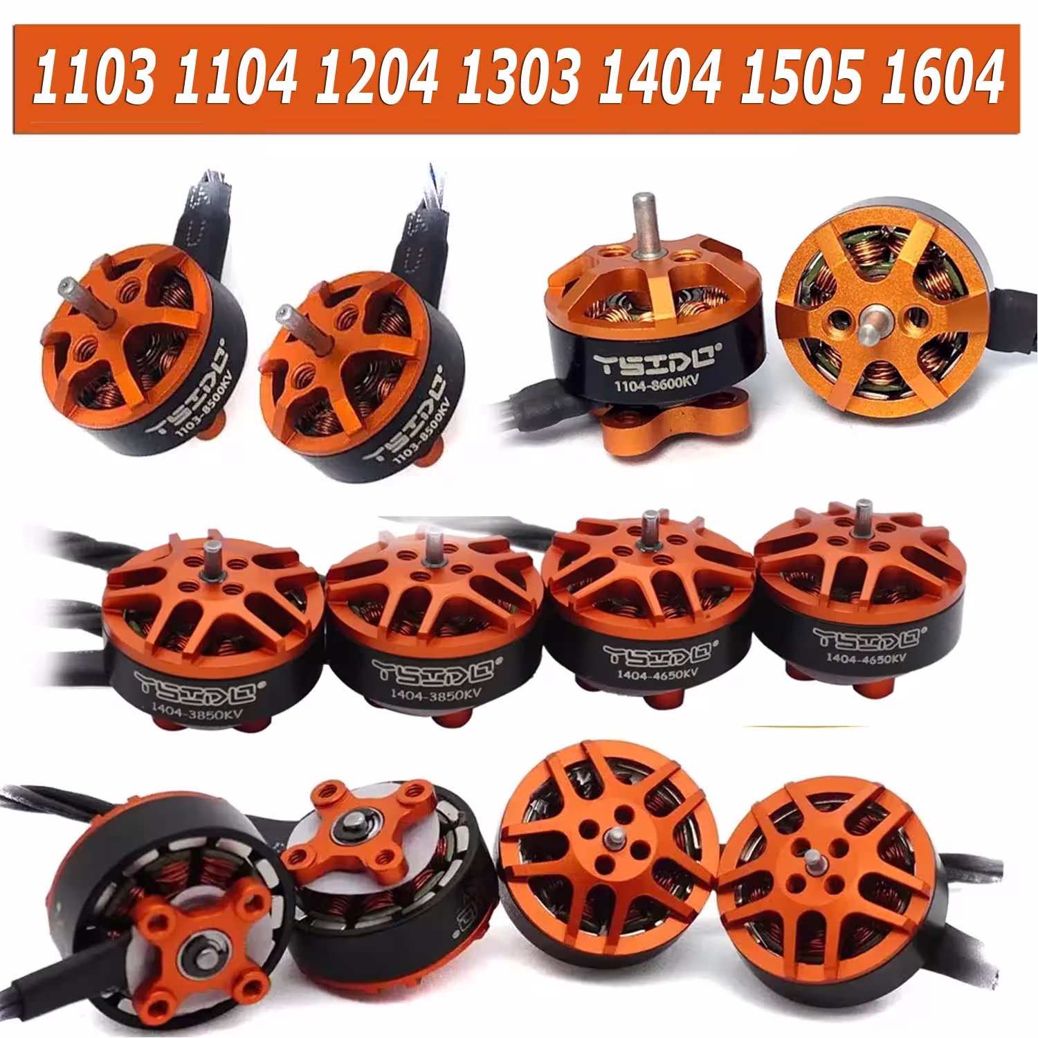 Kit de moteurs sans balais YSIDO pour drones de course FPV et quadricoptères