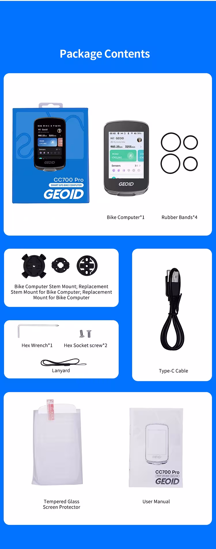 computer per bicicletta GPS