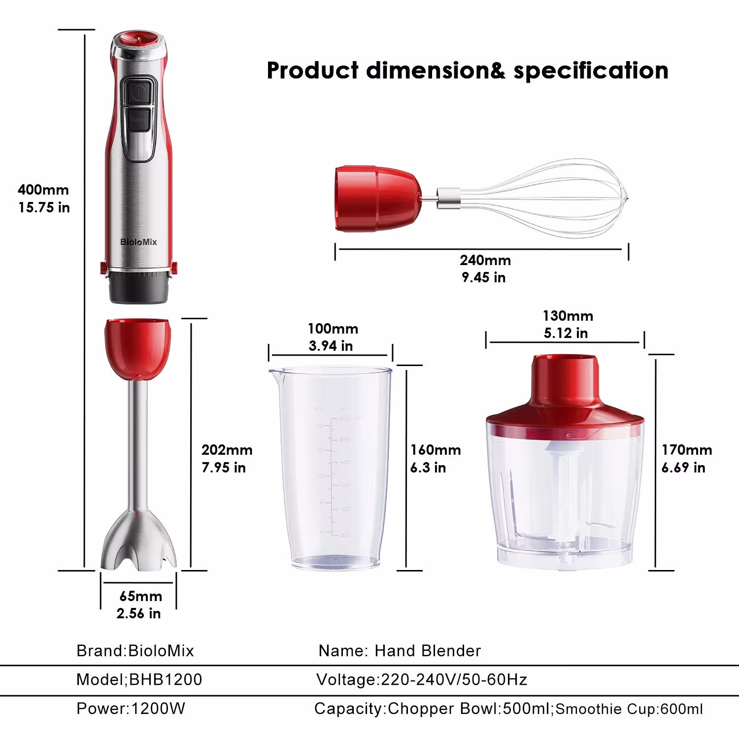 tritatutto manuale con coltello