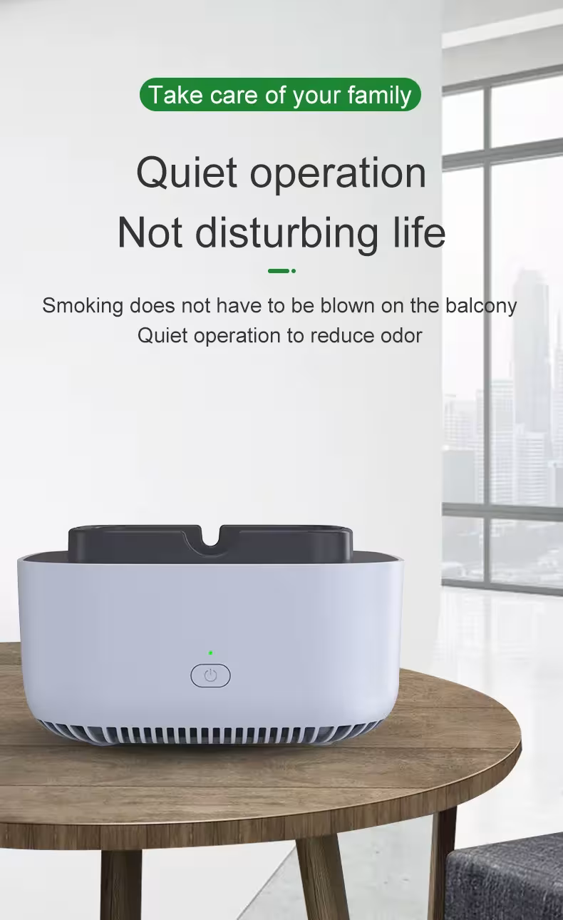 cendrier avec fonction de purification de l'air