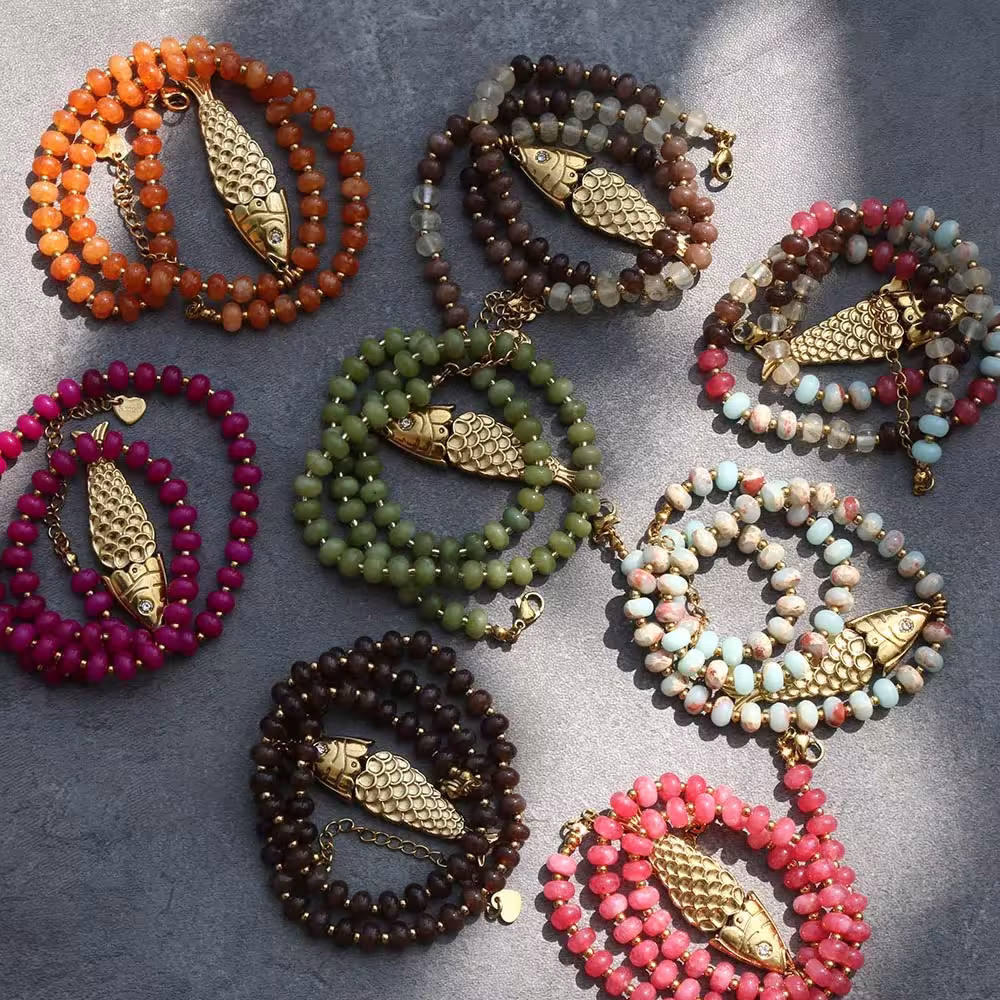 natural stone necklace