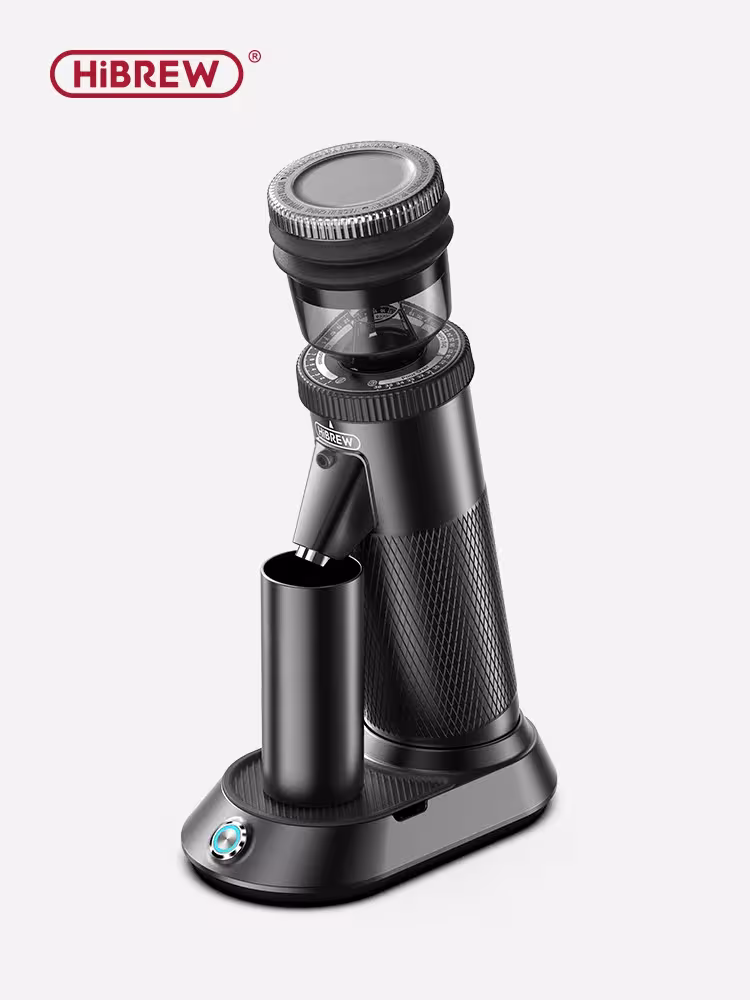 HiBREW G5 compact electric coffee grinder with 48mm conical burrs for espresso