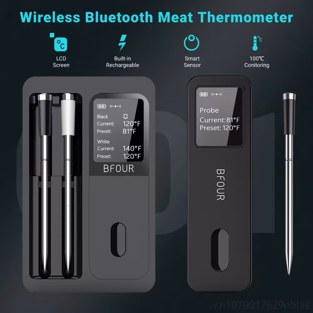Ensemble d'ustensiles pour barbecue de 12 pièces en acier inoxydable - une solution durable, portable et pratique pour la cuisine en extérieur et les pique-niques.