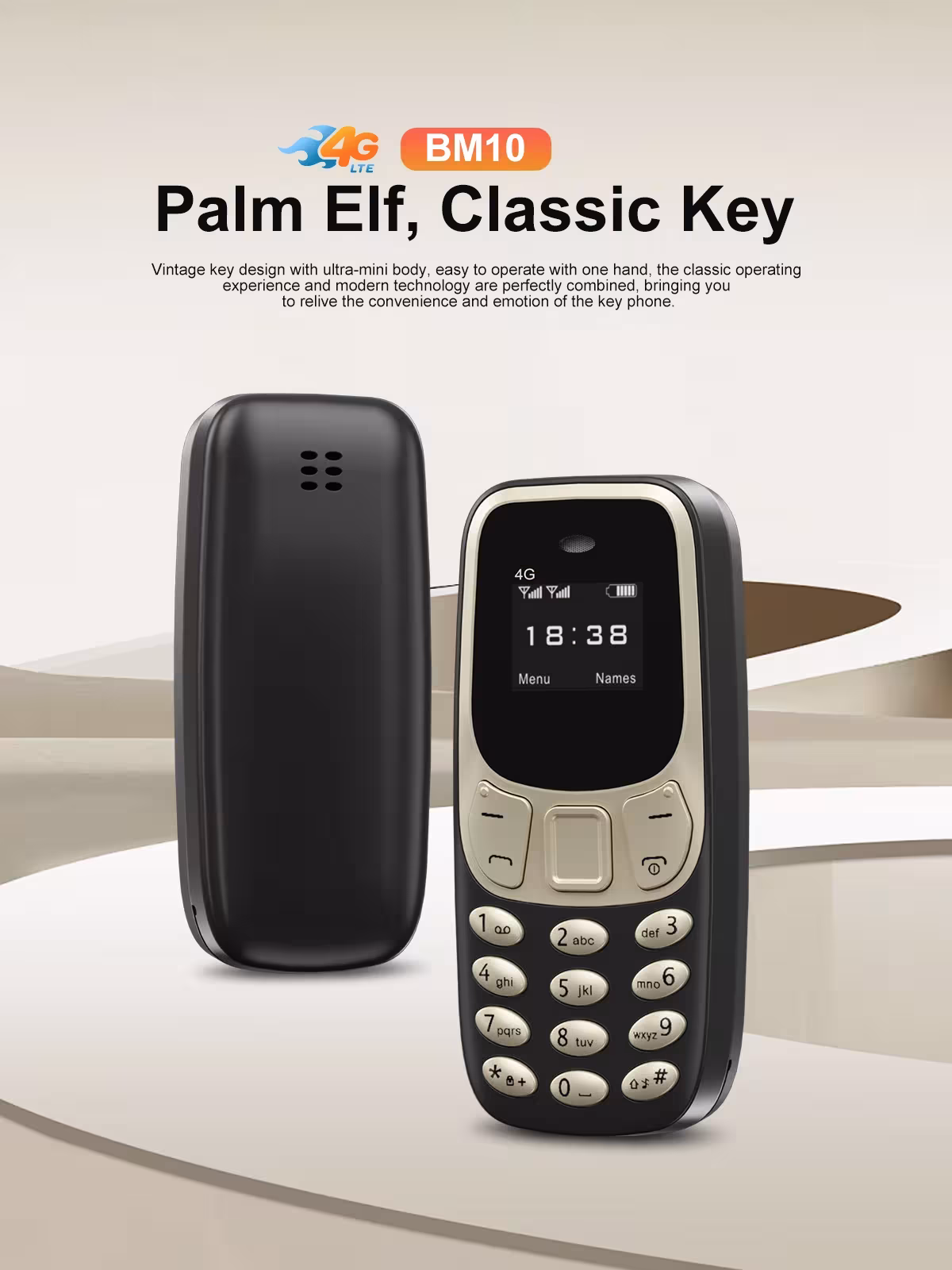 mini mobilusis telefonas