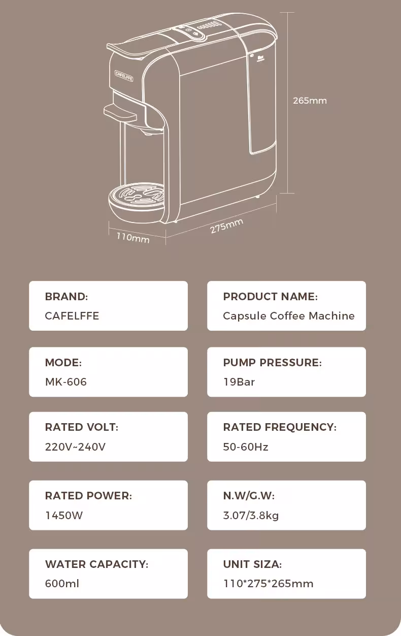 capsule coffee machine
