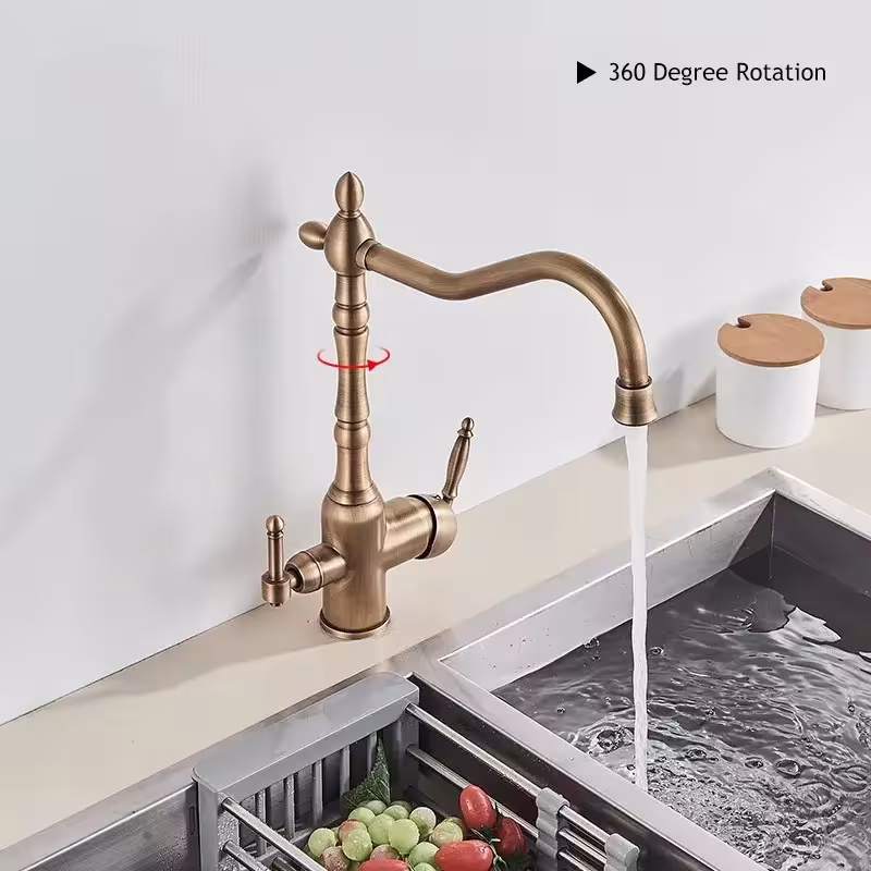 robinet de cuisine avec filtre à eau