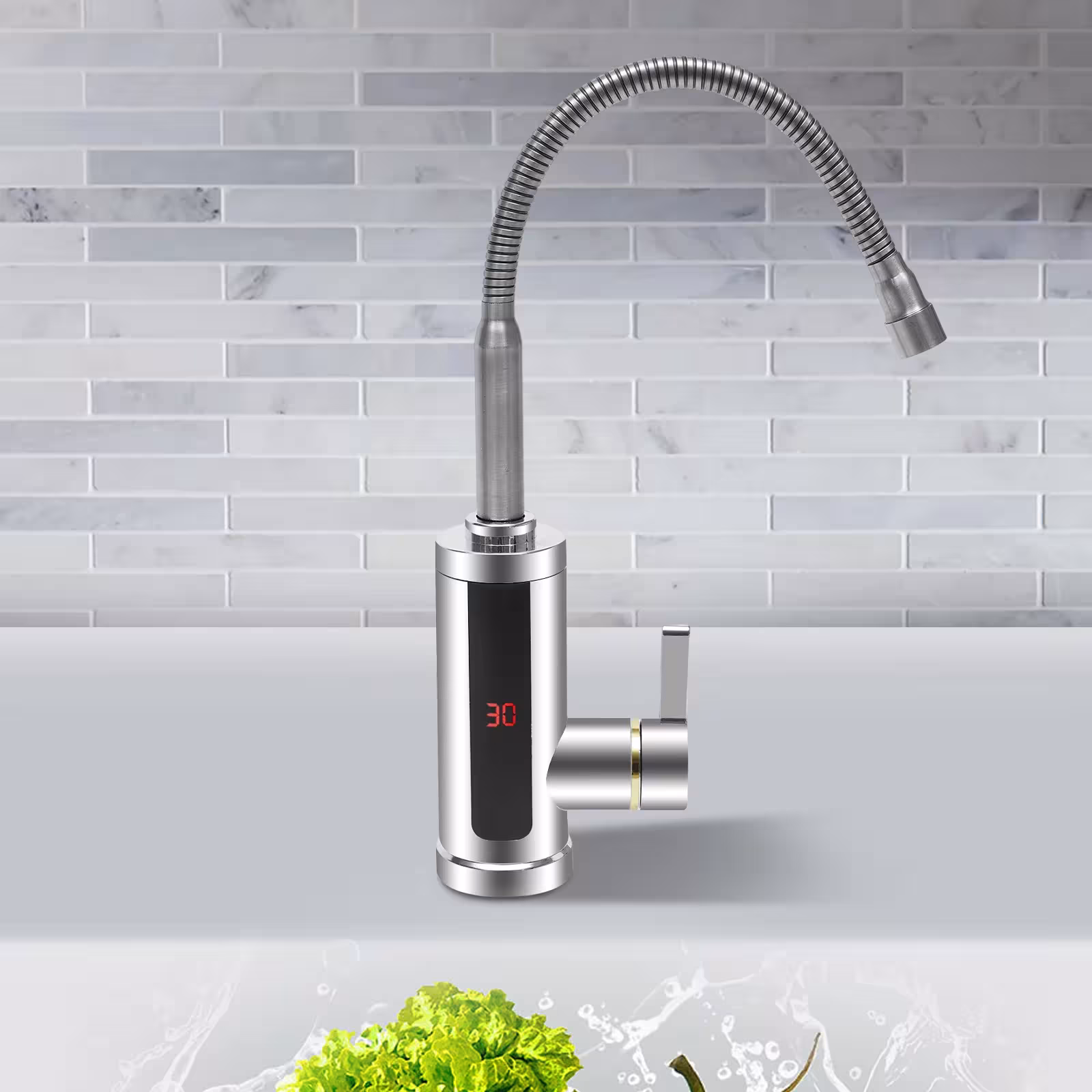 riscaldatore elettrico per acqua con miscelatore