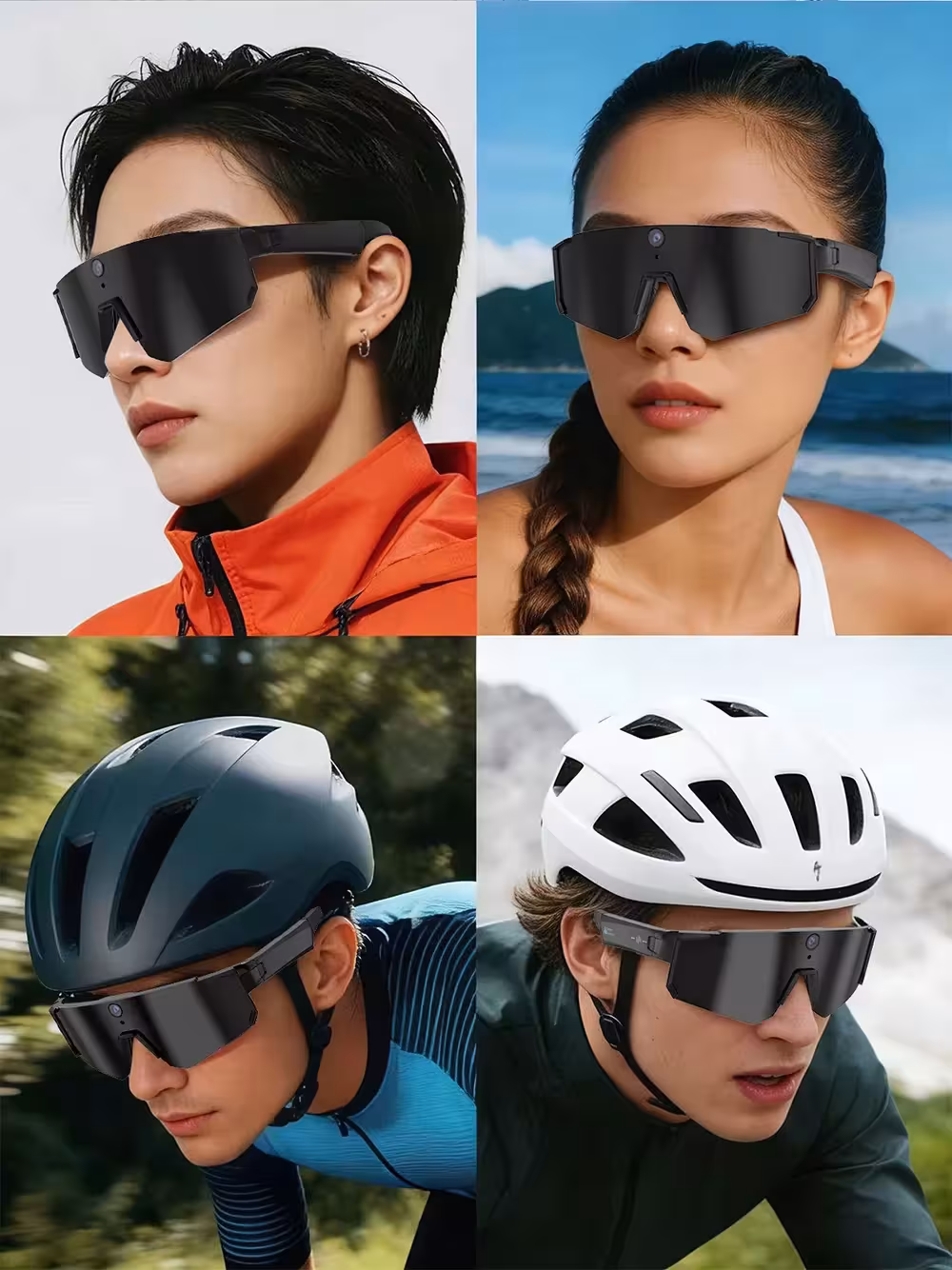 Smart glasses with a camera