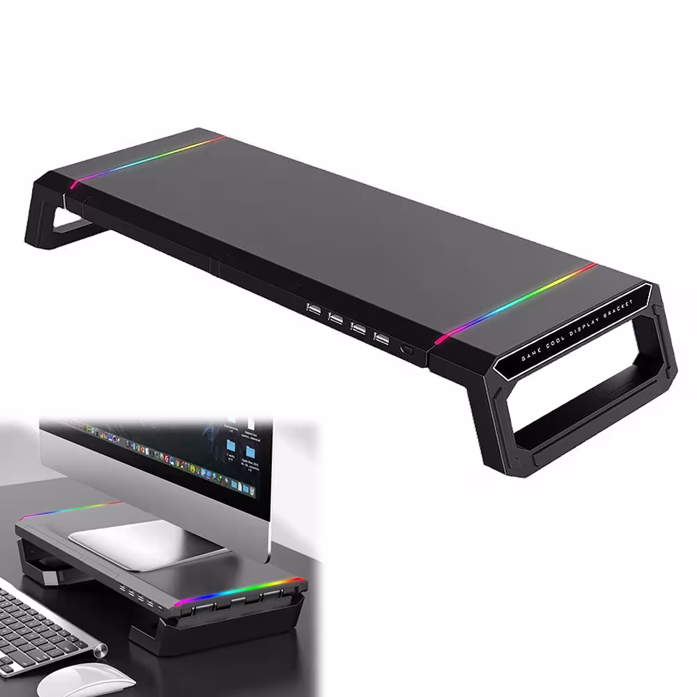 soporte para monitor con cajón