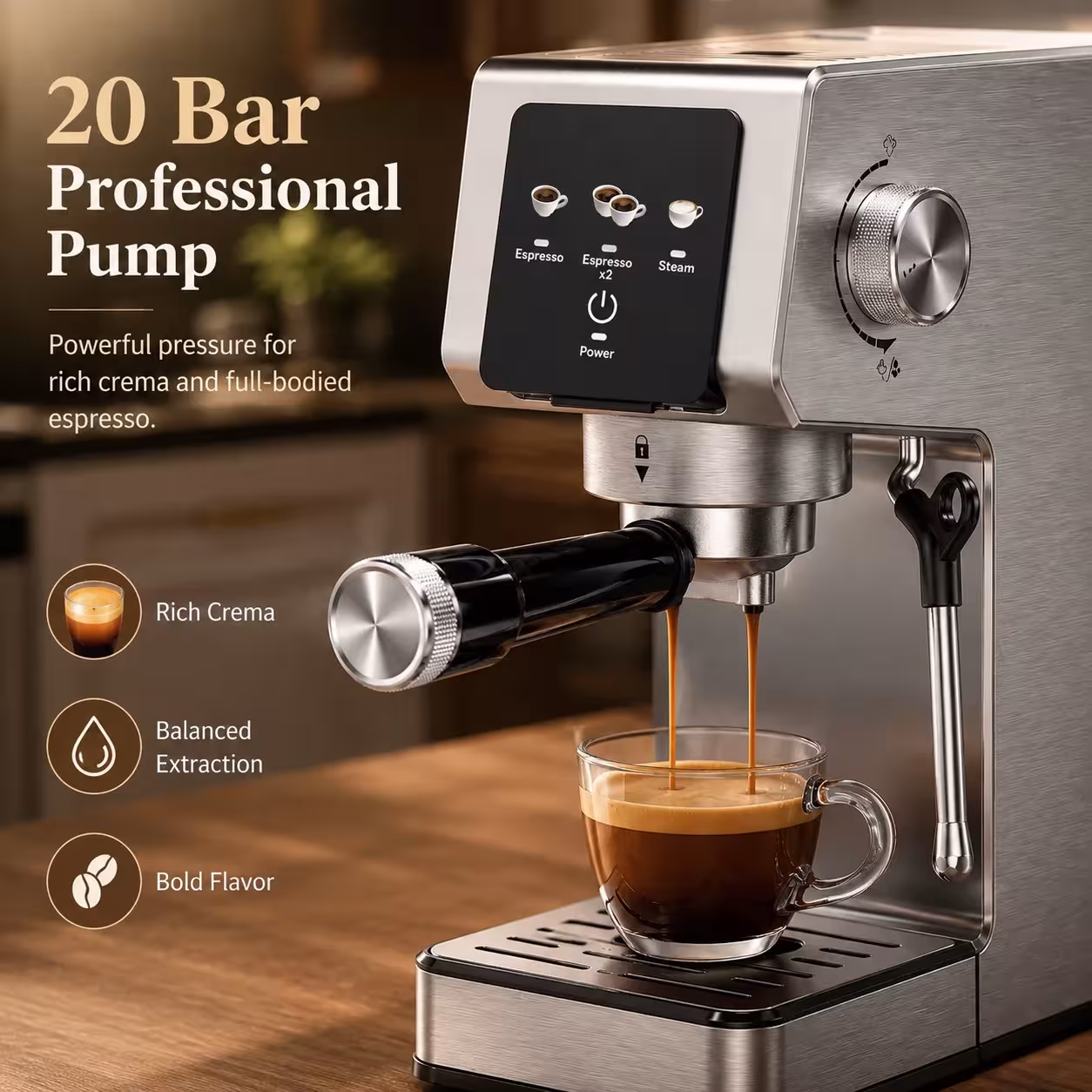 macchina per espresso 20 bar