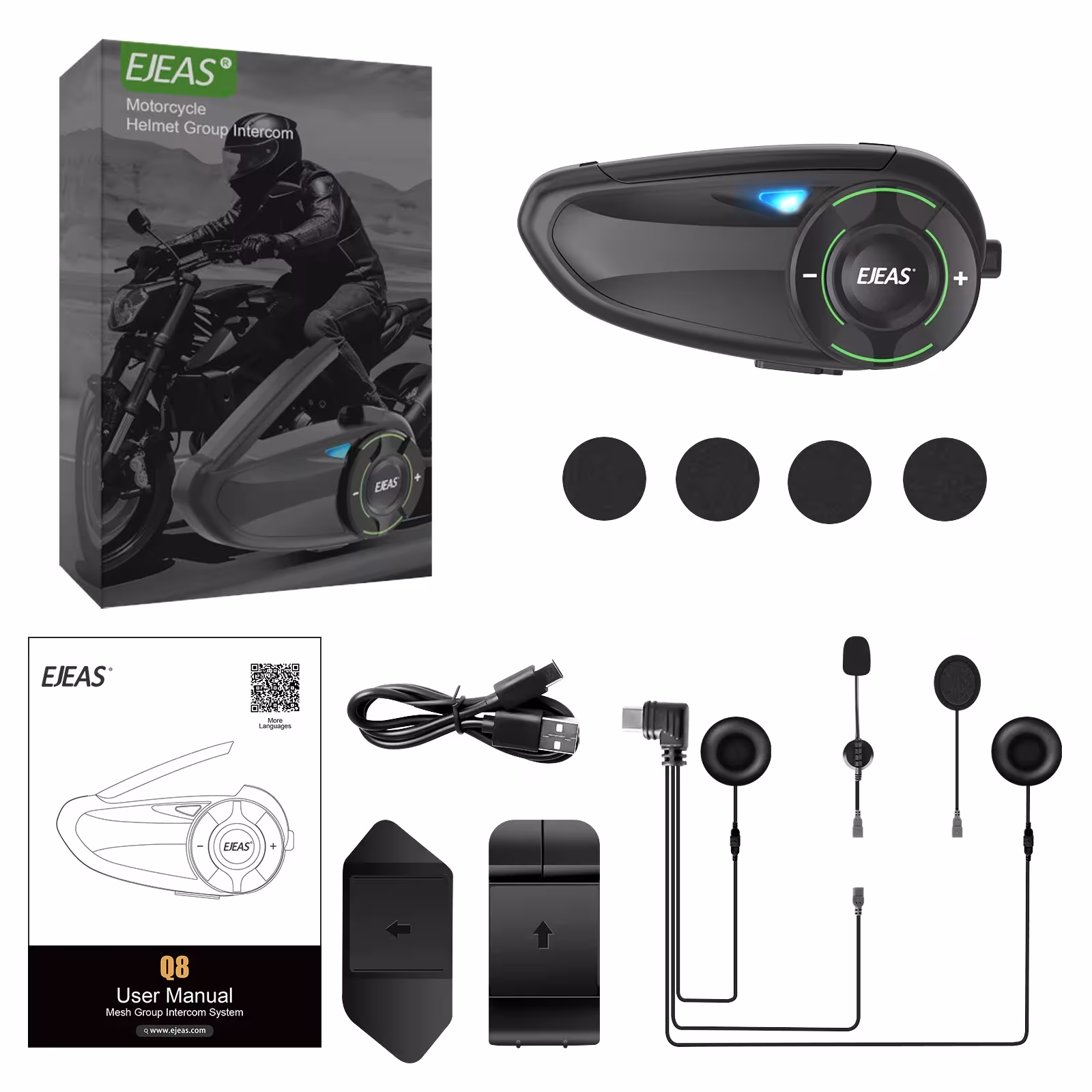 Interfono mesh per motocicletta