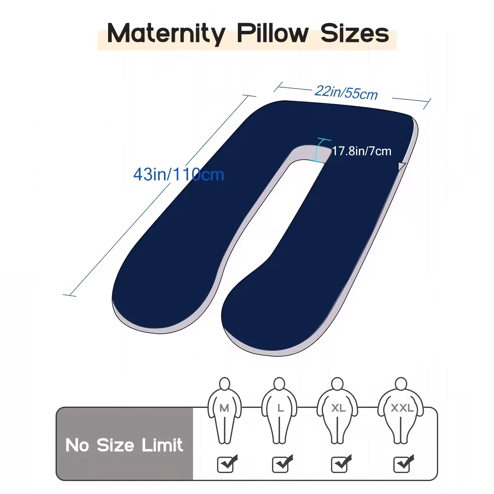 U-shaped pillow for the neck and back