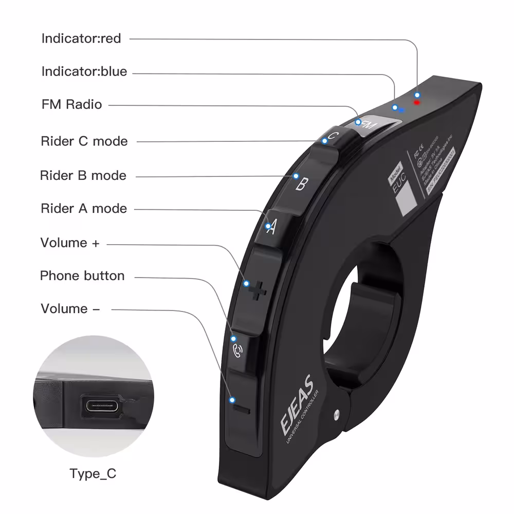 Interfono mesh per motocicletta