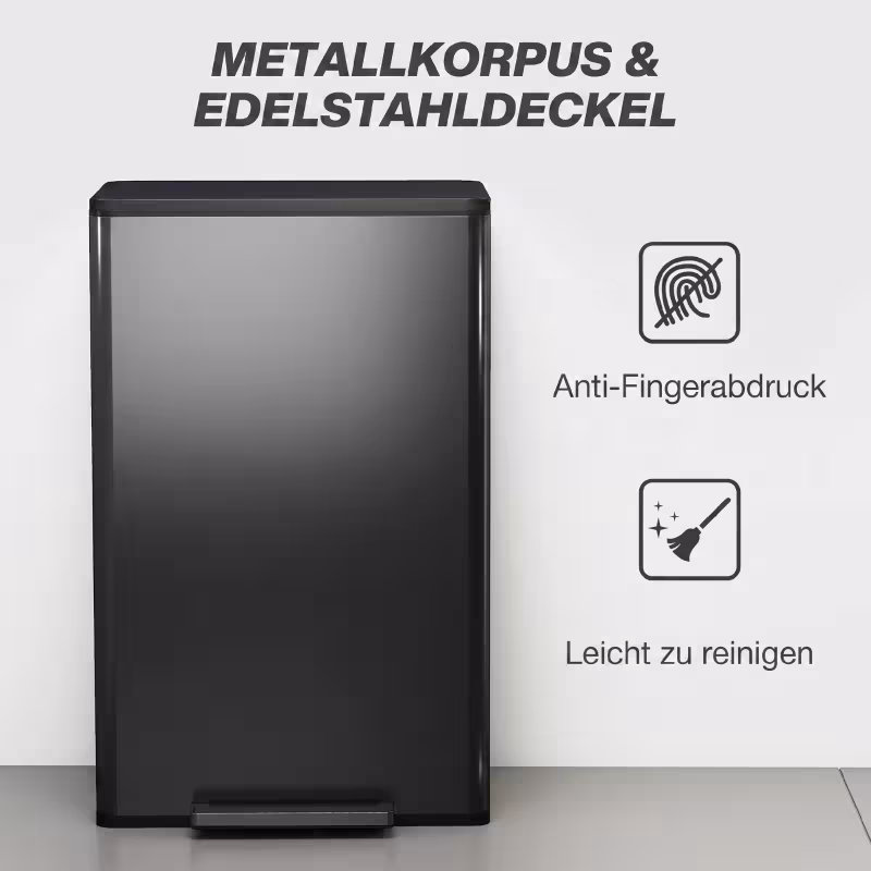 bin with pedal