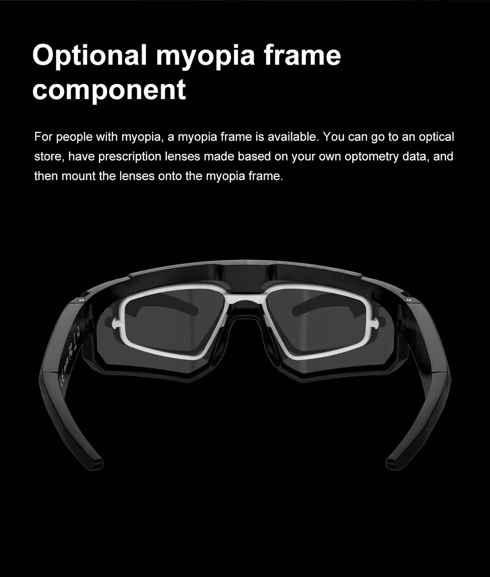 Smart glasses with a camera