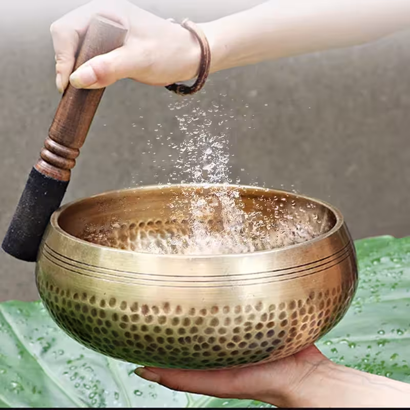 Tibetan singing bowl for meditation