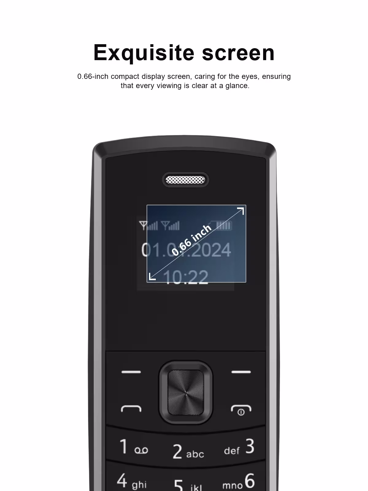 mini mobilusis telefonas