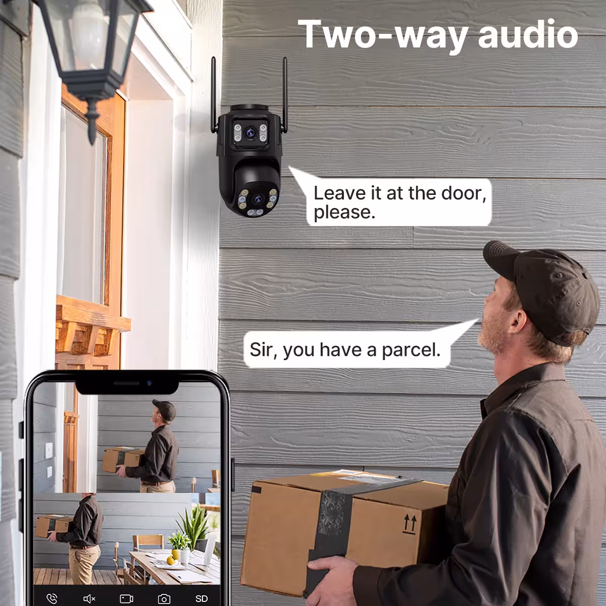 caméra wifi PTZ pour l'extérieur