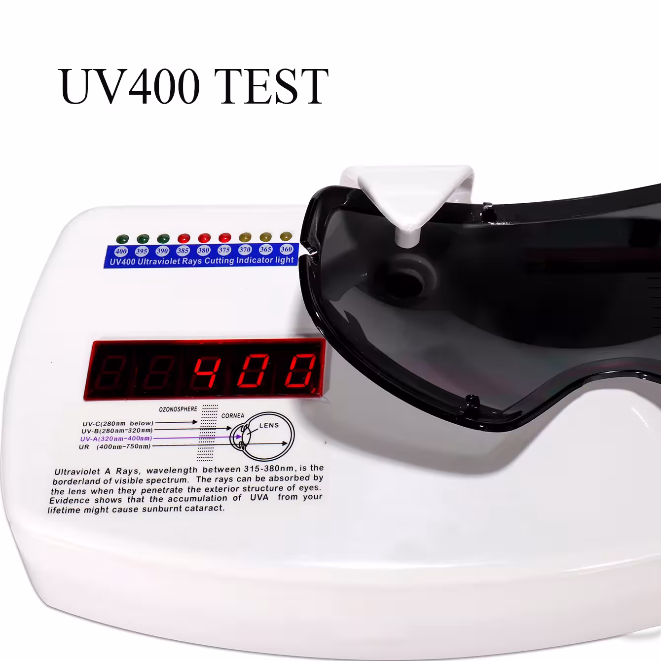 slidinėjimo akiniai su UV400 apsauga