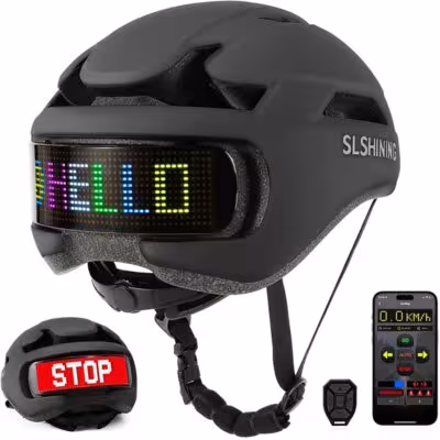 Bicycle Helmet Adjustable Sports LED Helmet for Men Women MTB Mountain Road Bike Safety Cycling Helmet with LED Display 1