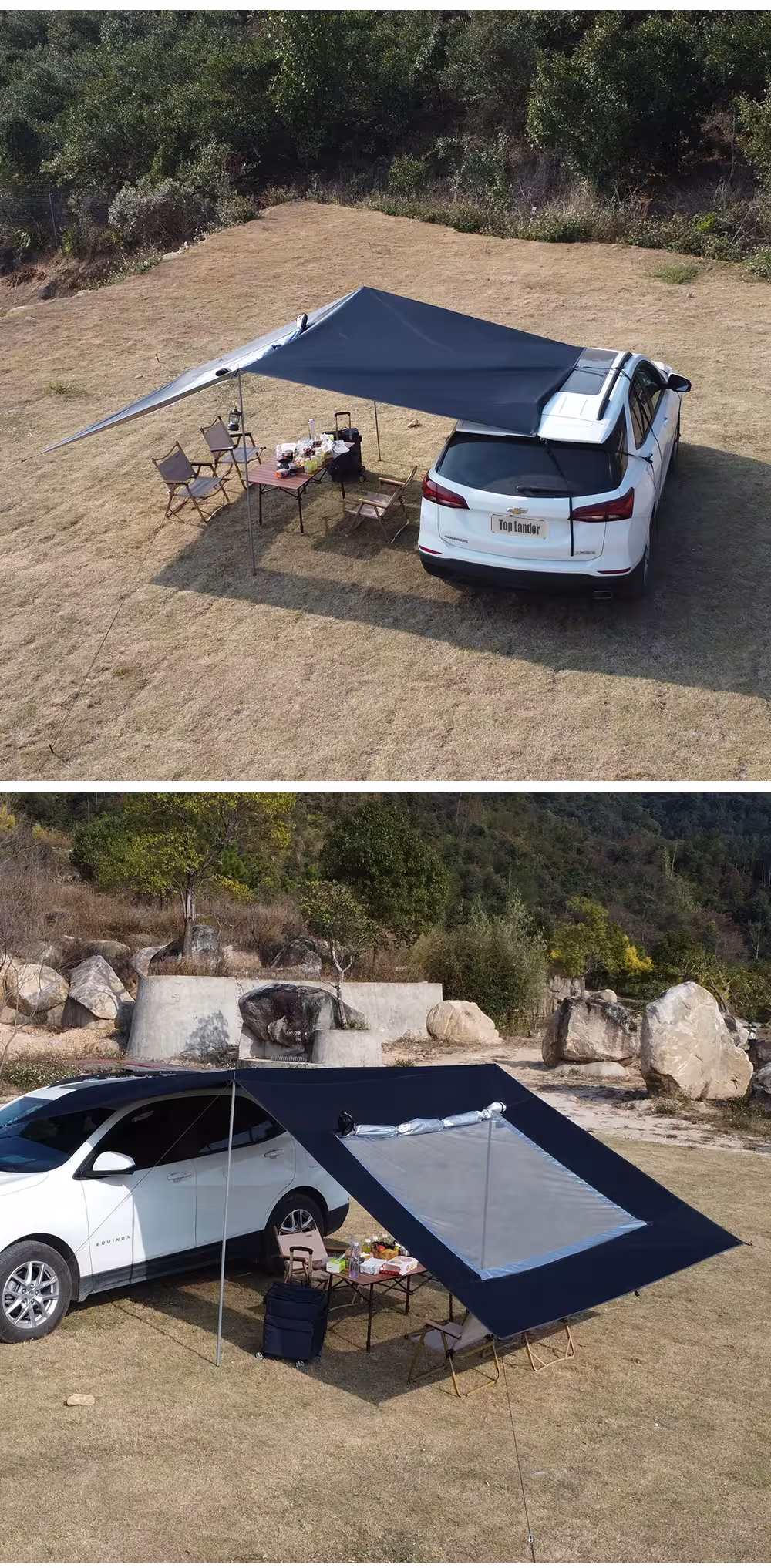 tenda per auto con zanzariera