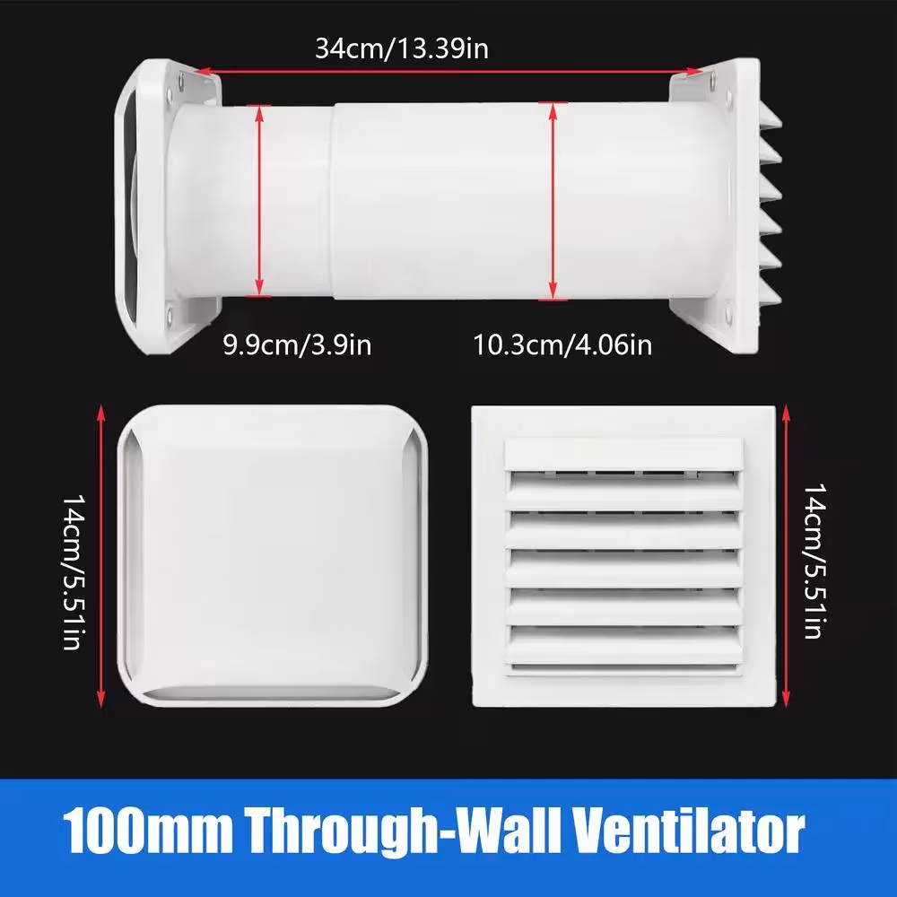 kit di ventilazione da parete