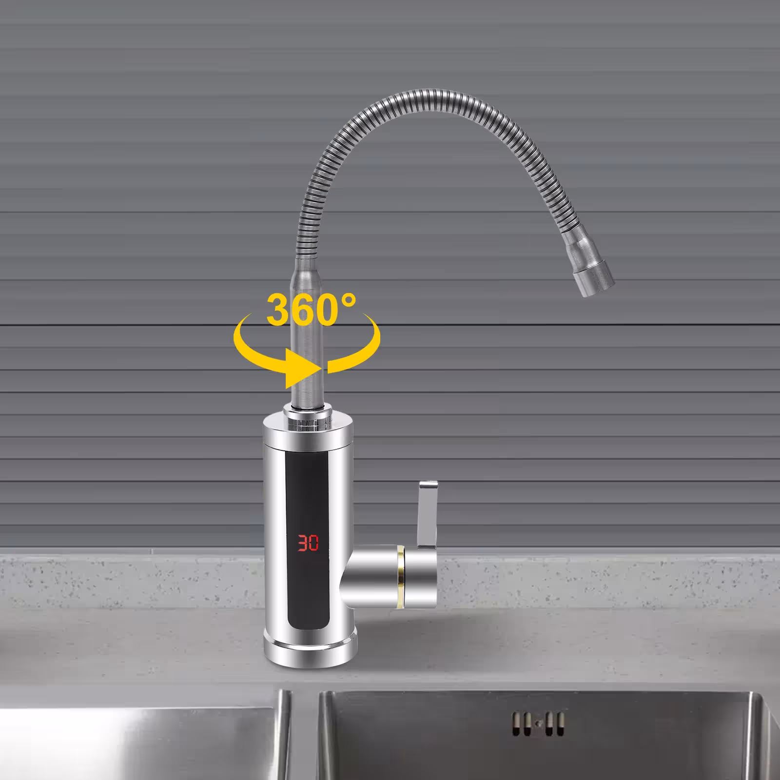 riscaldatore elettrico per acqua con miscelatore